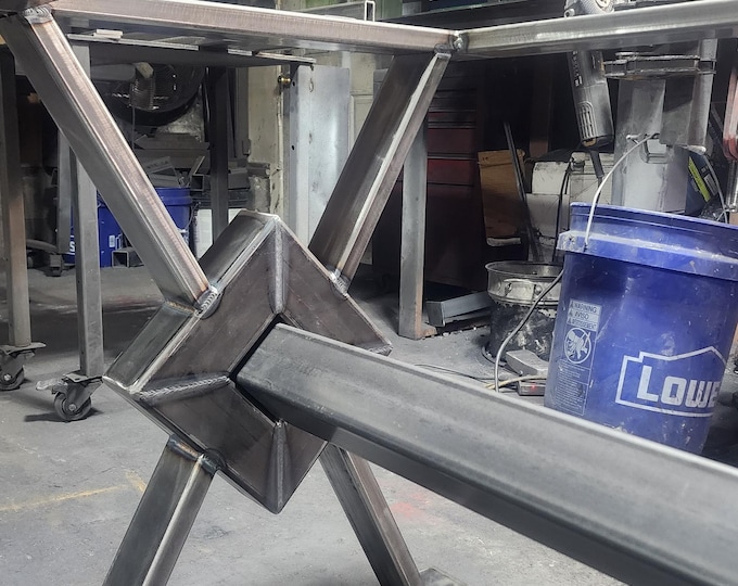 Custom Steel Table Legs, Super Cool Looking Heavy Duty Metal Table Legs, Welded In U.S.A from top quality materials.