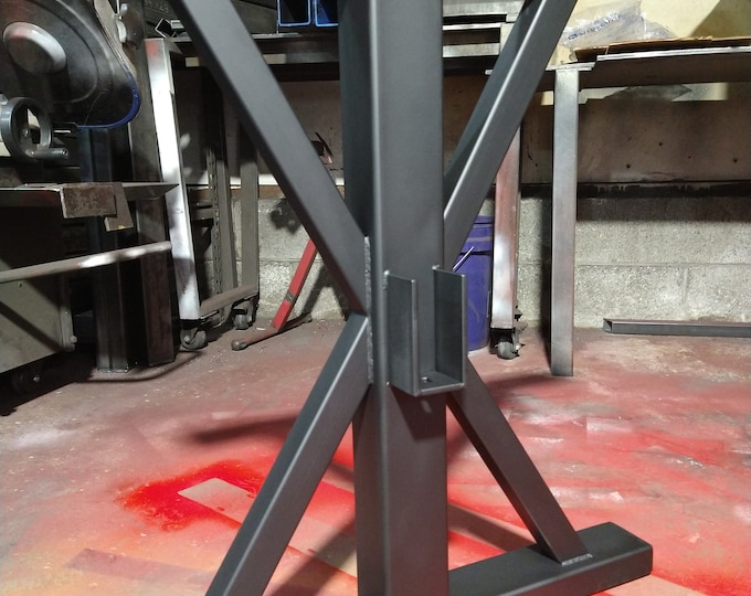 Metal Table Legs, Farmhouse Table Base, Industrial Steel Legs