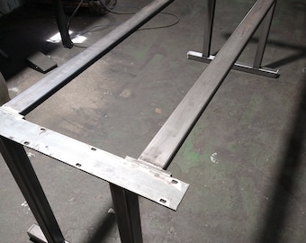 Metal Table Legs: Heavy Duty Industrial Farmhouse Table Base