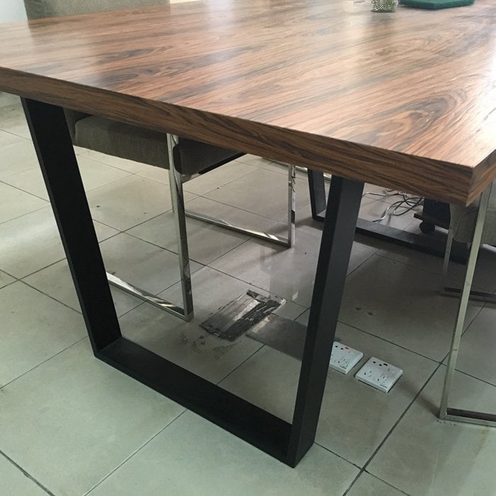 Table legs trapezoid deals