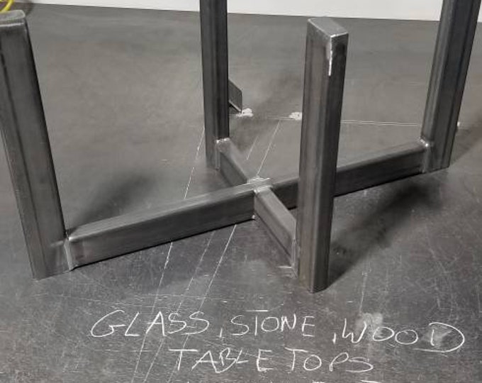 Steel Table Legs, Industrial Table Base