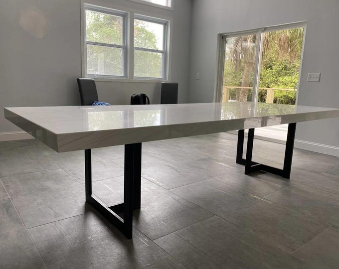 Metal Table Legs, Heavy Duty Industrial Base, T-Shaped
