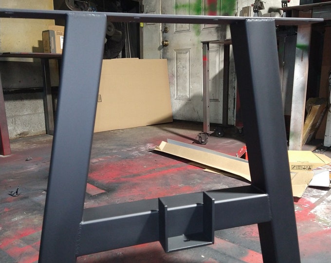 A-Shaped Metal Table Legs, Steel Metal Table Base, Modern Looking Table Bases