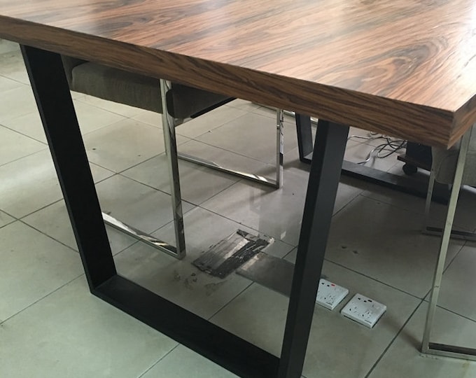 Metal Table Base, Industrial ,Trapezoid