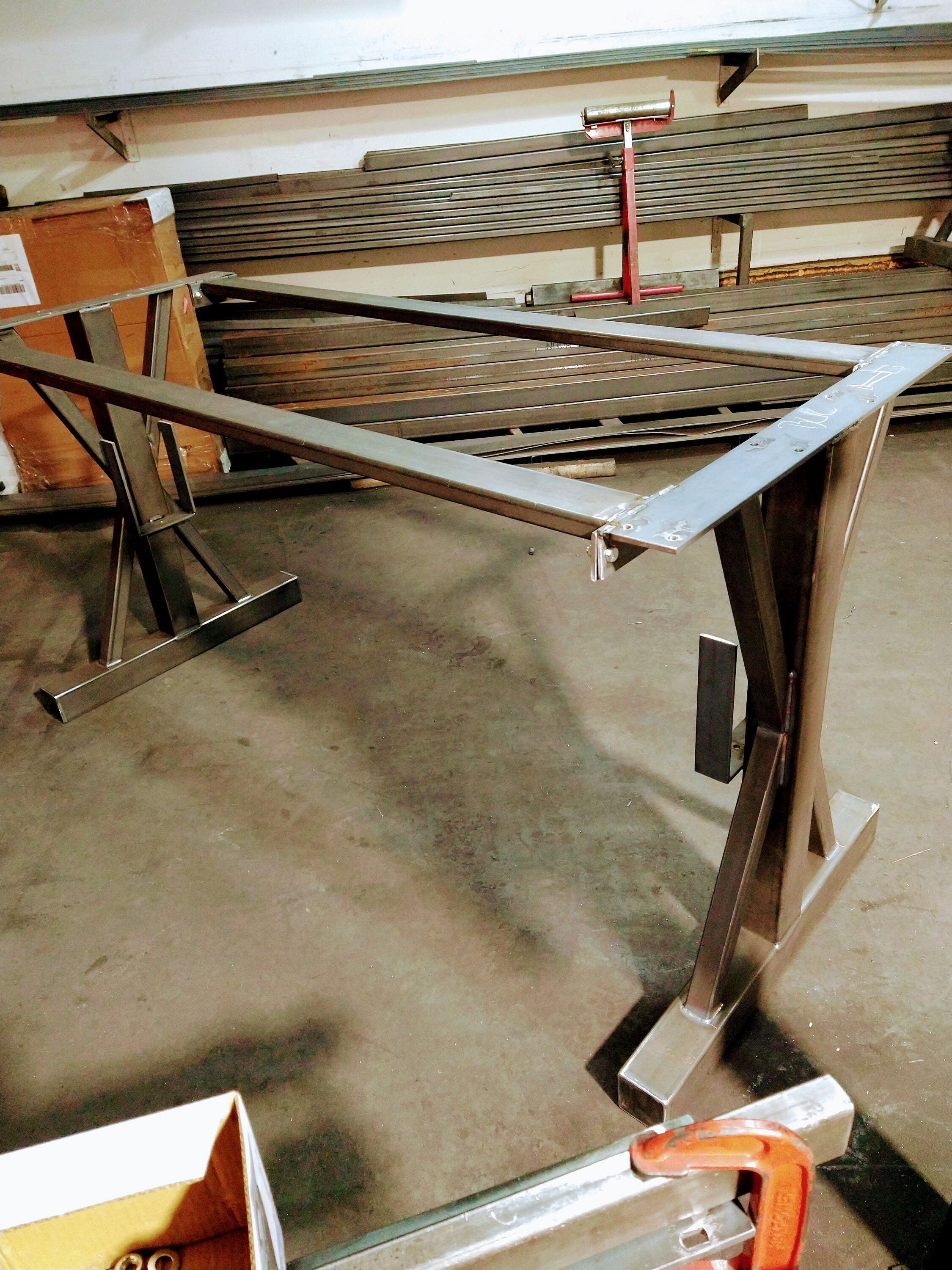 Making metal table legs deals