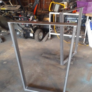 Tapered Metal Table Bases, Industrial,  Custom Sizes