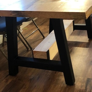 Metal Table Legs: A-Frame, Farmhouse, Modern Base