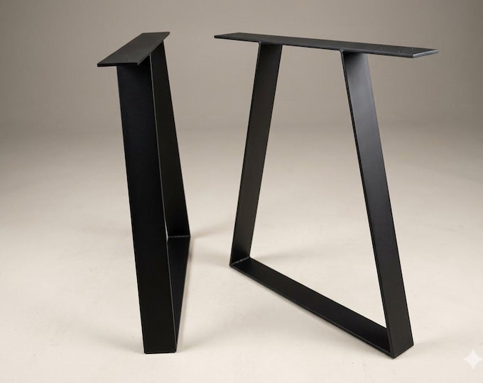 Metal Trapezoid Table Legs