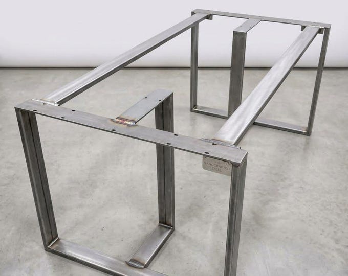 Heavy Duty Industrial Steel Table Base – Custom Metal Desk Frame
