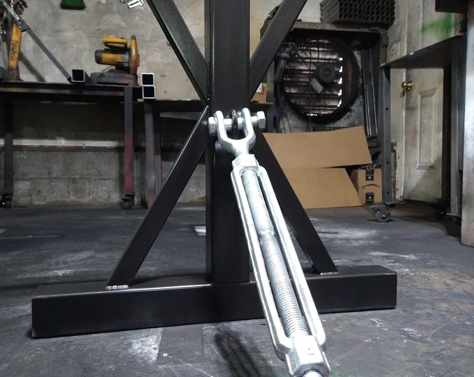 Metal Table Legs, Turnbuckle, Steel Base, Iron Table Base, Custom Sizes Table Legs