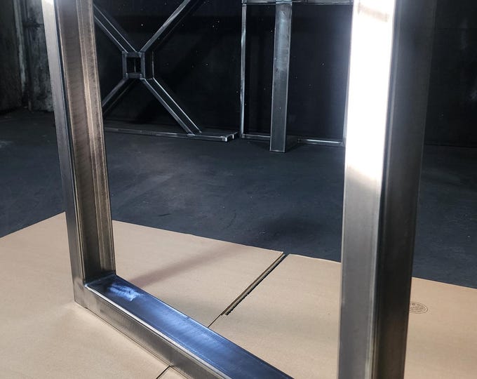 metal table legs u shaped