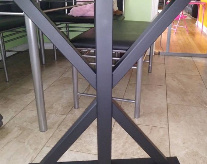 Trestle Metal Table Base, Farmhouse