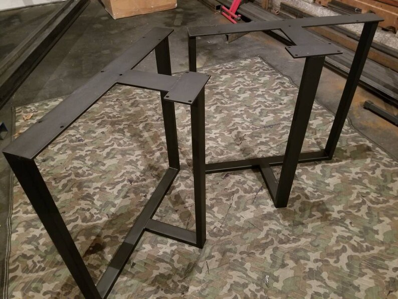 Industrial Table Base Very Heavy Duty Industrial Base Etsy
