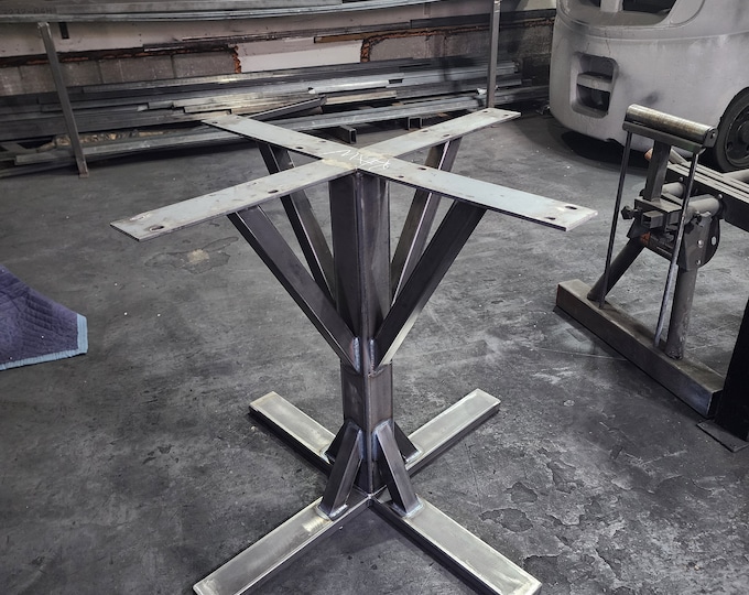 Pedestal Table Base, Unique pedestal metal base