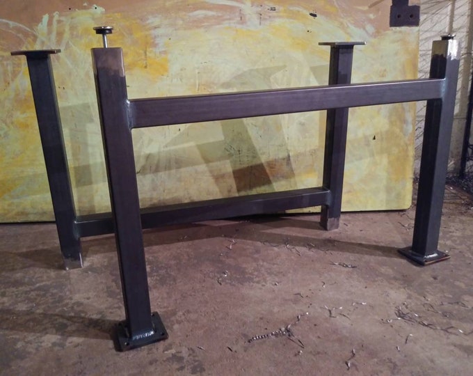 H-Shaped Steel Base, Industrial. Levelers