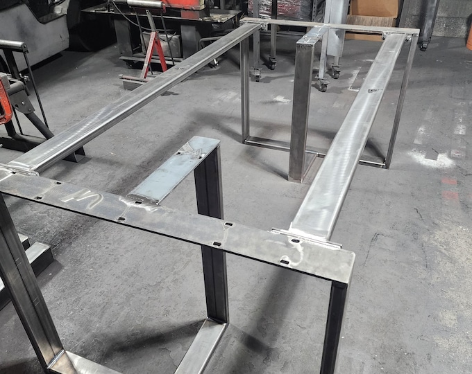 Metal Table Legs, Hand Crafted in USA Steel Legs, Strongest Table Legs