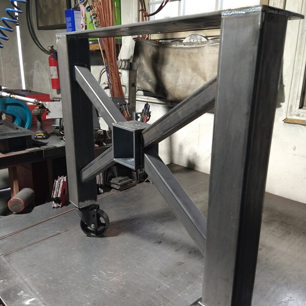 Table With Casters Etsy