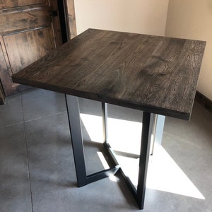 Modern Steel Table Base: Heavy Duty, Clean Look
