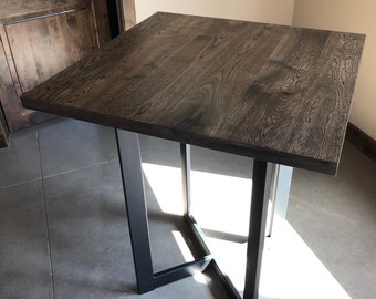 Modern Steel Table Base: Heavy Duty, Clean Look