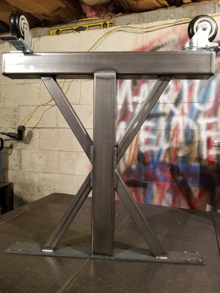 Metal Table Legs, Casters, Super Industrial