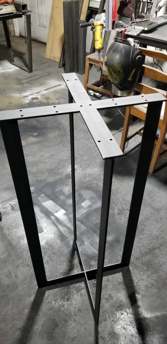 Steel Table Basecounter Height Etsy