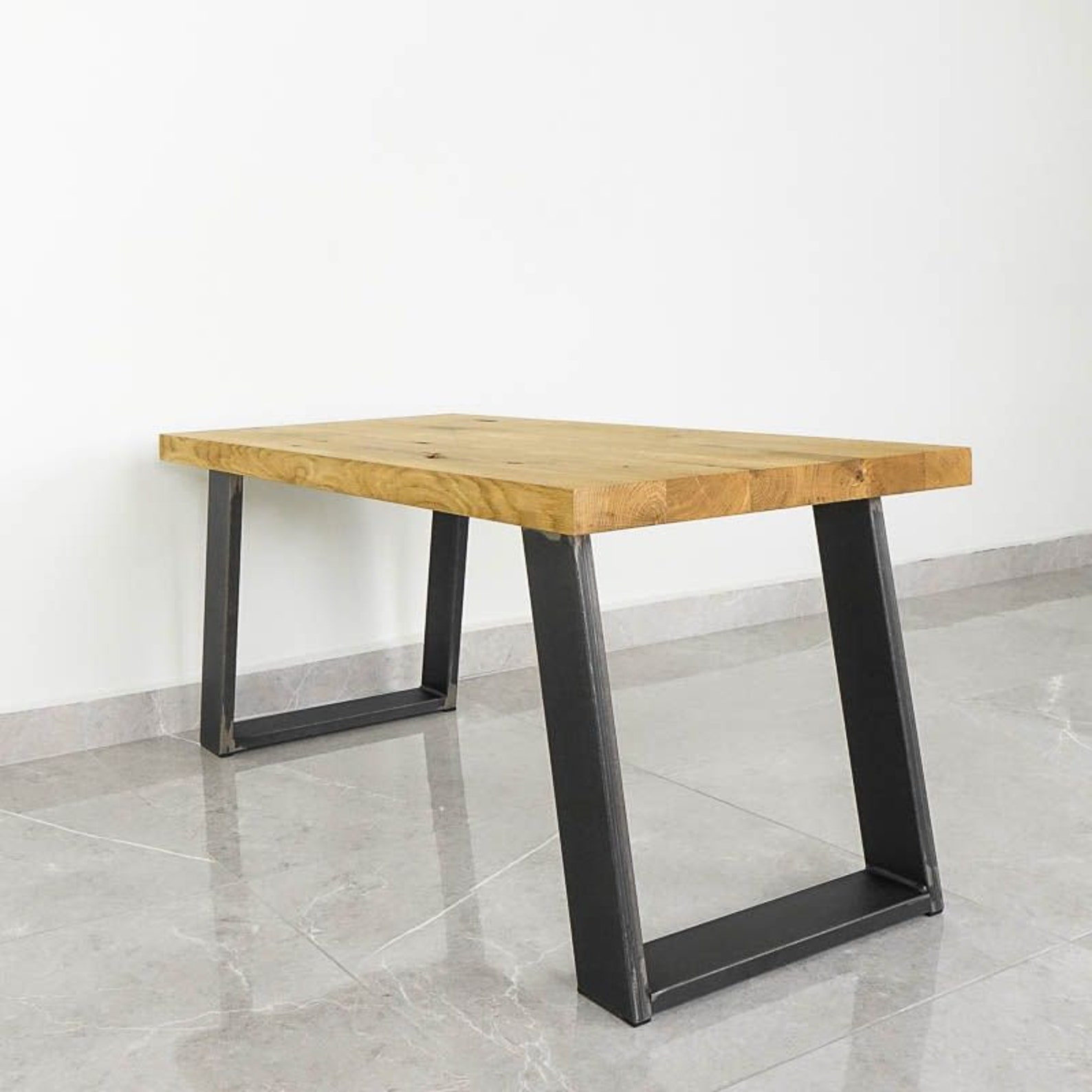 Metal Table Legs Angled Table Base Farmhouse Steel Legs Etsy