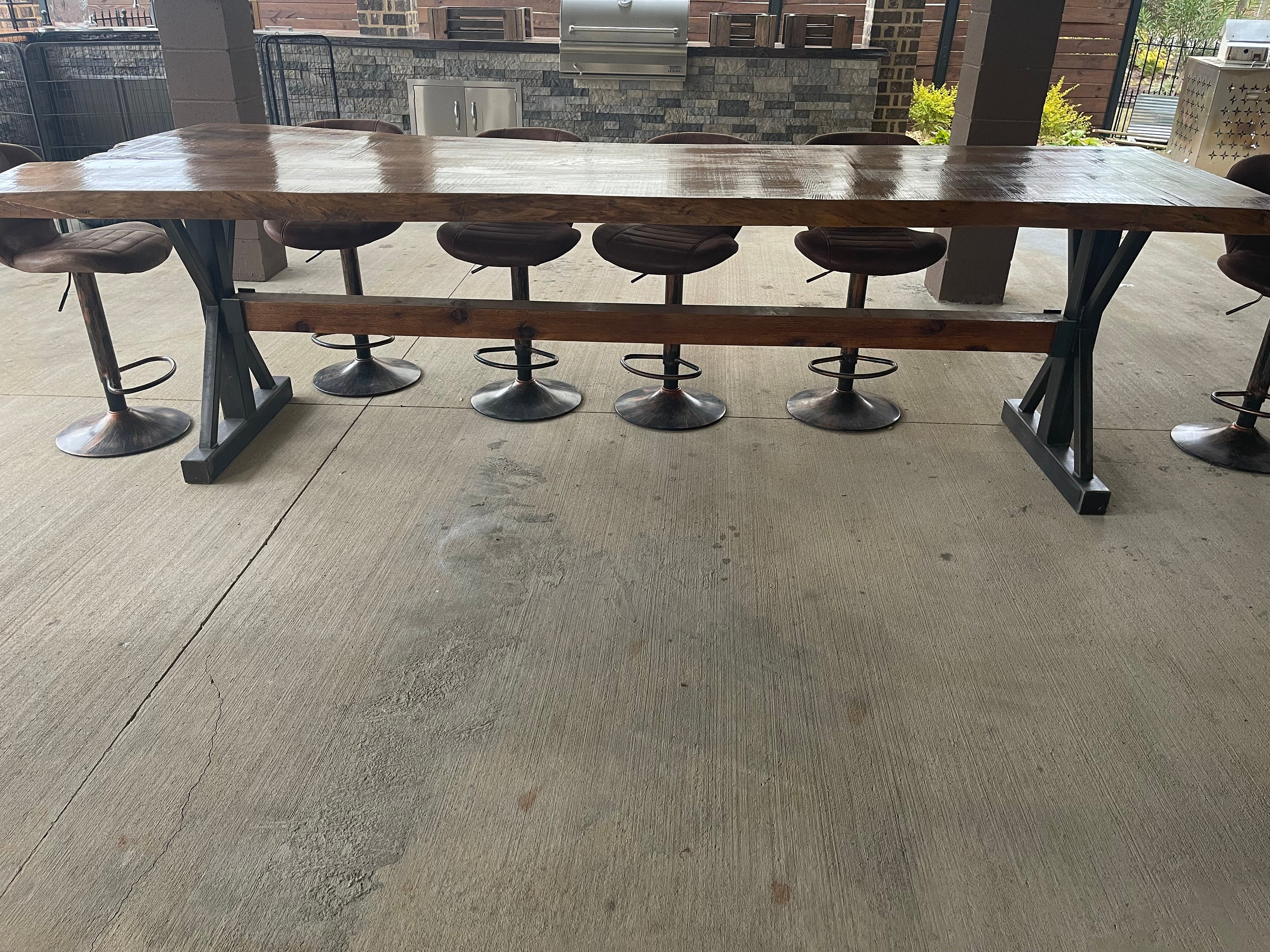Bar Table Legs H40 Handmade Metal Legs Bar Height Table Legs Furniture Legs