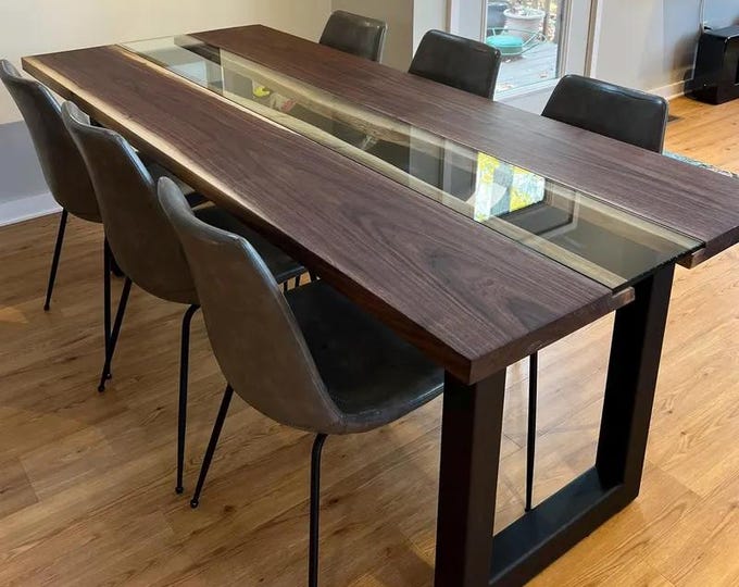 Heavy Duty Metal Table Legs: U-Shaped Steel Base (Pair)