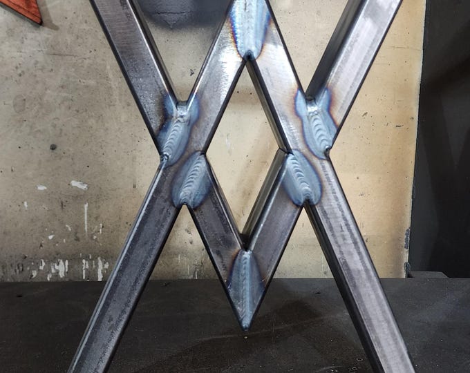 Super Cool Modern Metal Table Legs, Handmade In USA.
