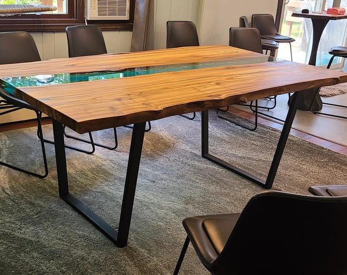 Trapezoid Metal Table Base, Simple Design Modern Looking Table Legs