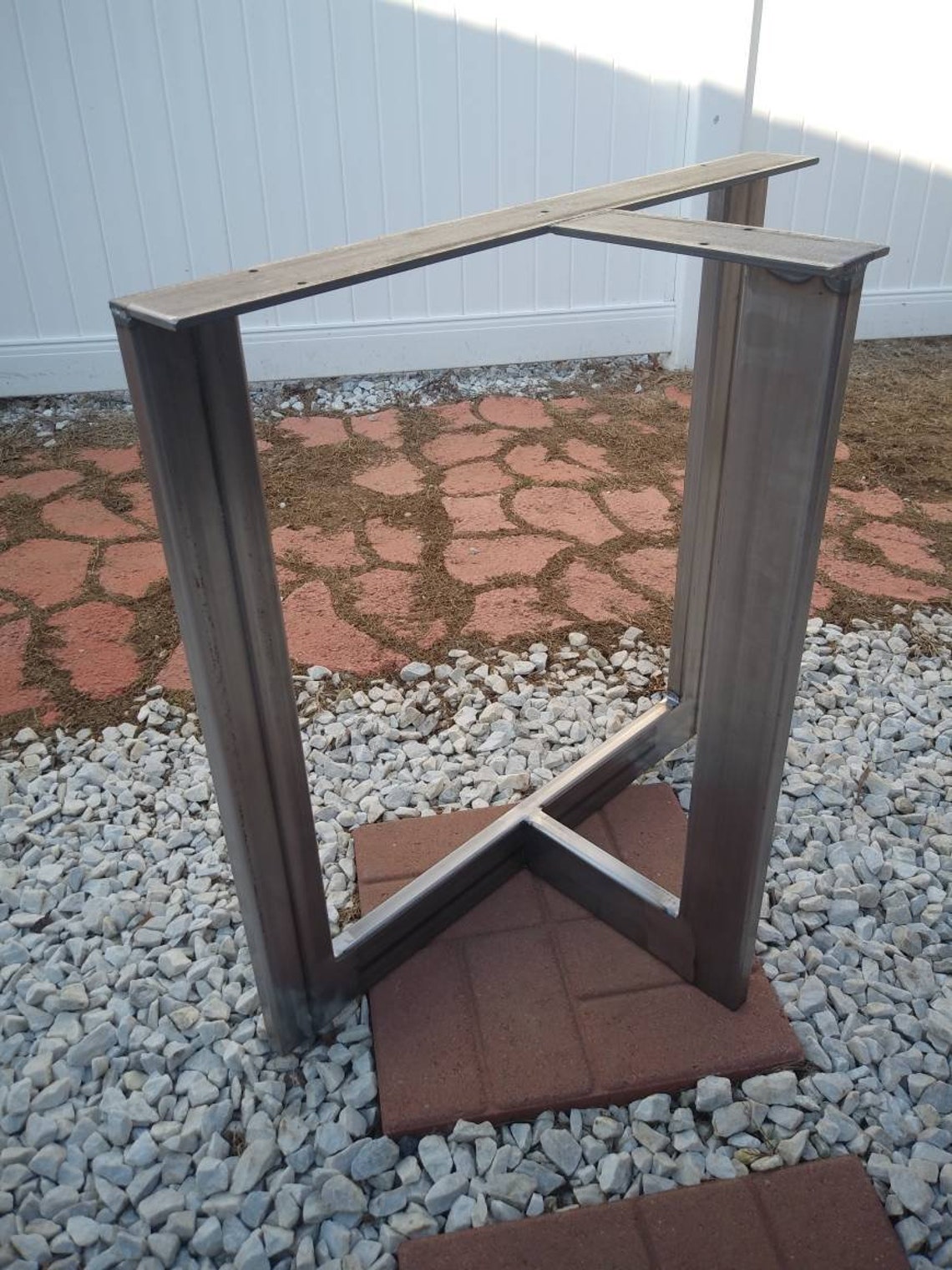 Metal Table Legs Heavy Duty Industrial Base TShaped Etsy