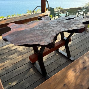 Farmhouse Table Legs: Industrial Steel Base, American Made (Set of 2)