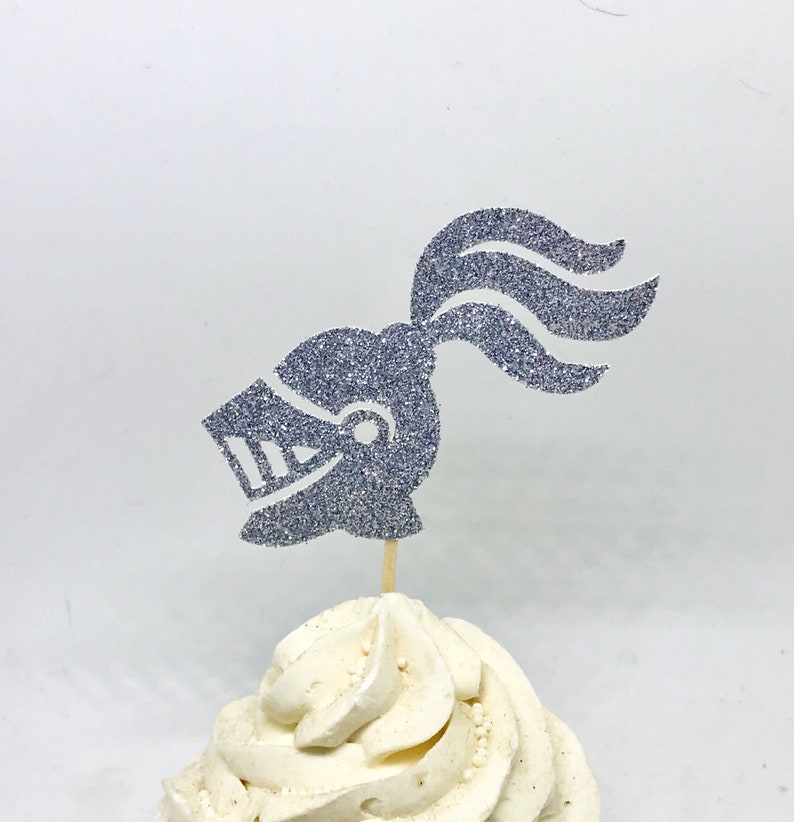 Knights Cupcake Topper Knights Toppers Medieval Cupcake Etsy Ireland
