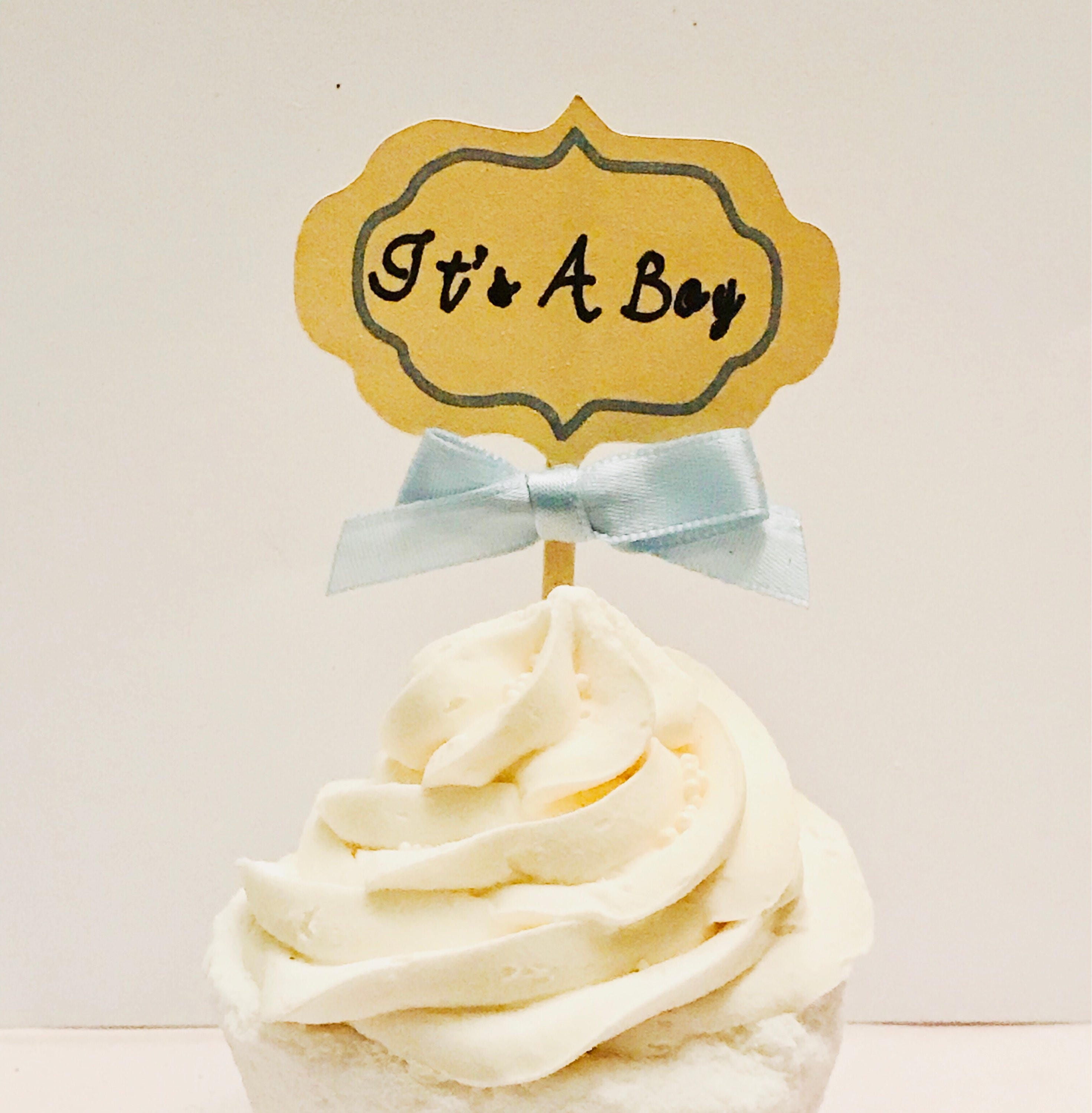 Its a Boy Baby Shower Boy Cupcake Topper Its a Boy Cupcake Etsy