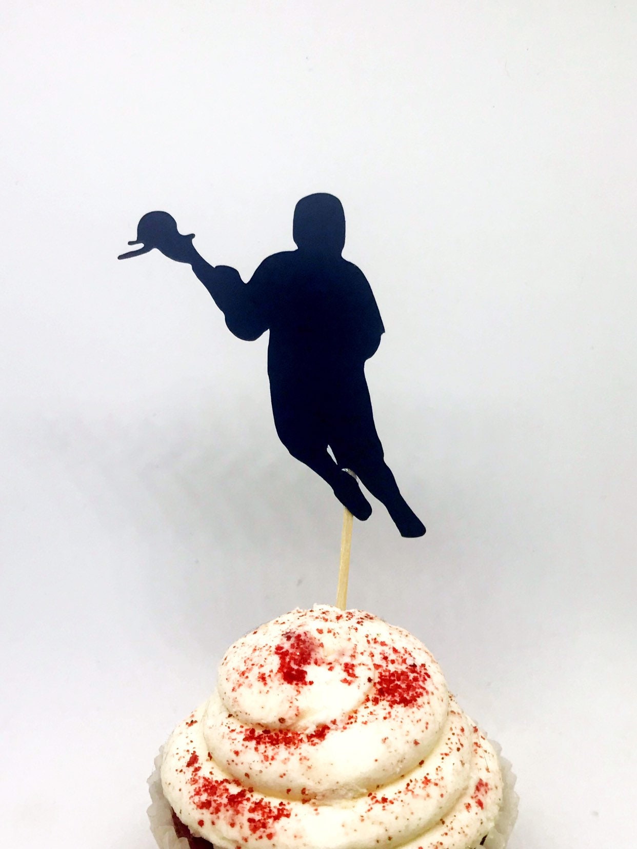 Lacrosse Cupcake Toppers Lacrosse Cupcake Topper Lacrosse Etsy