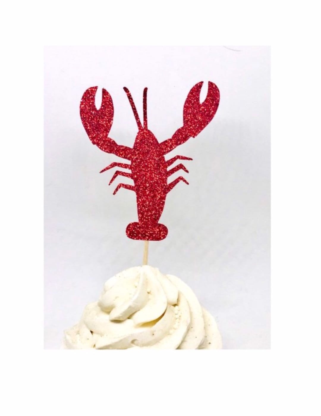 Lobster Cupcake Toppers, Lobster Cupcake Topper, Lobster Toppers ...