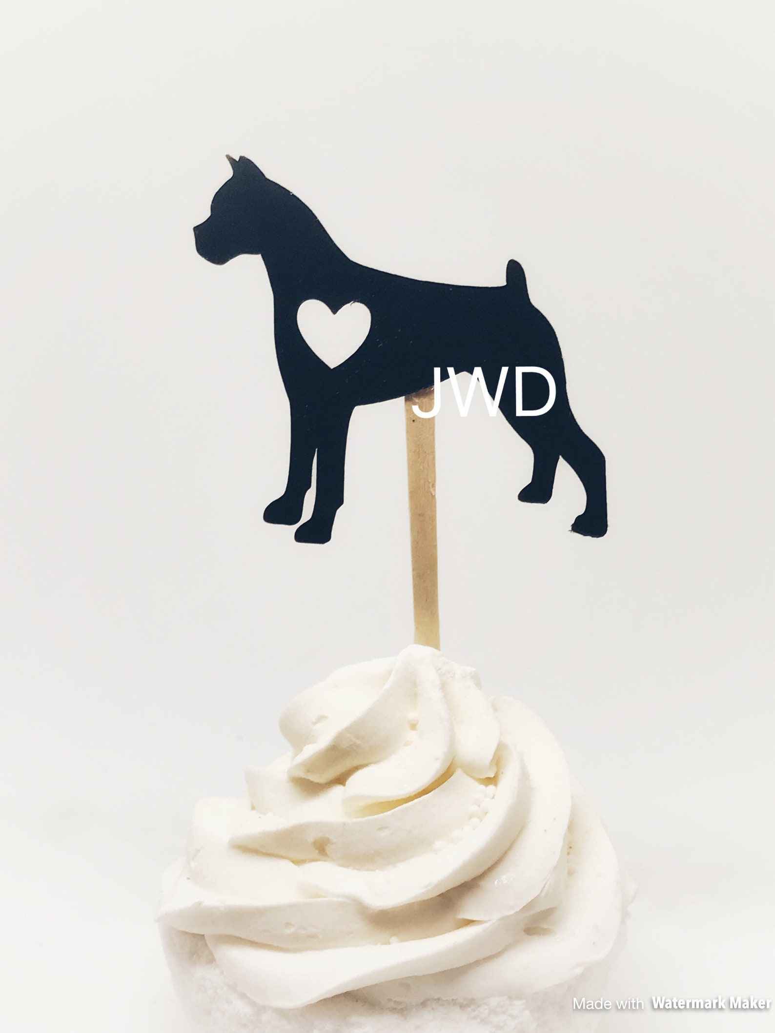 Dog Cupcake Toppers Pet Cupcake Toppers Dog Party Pet Etsy