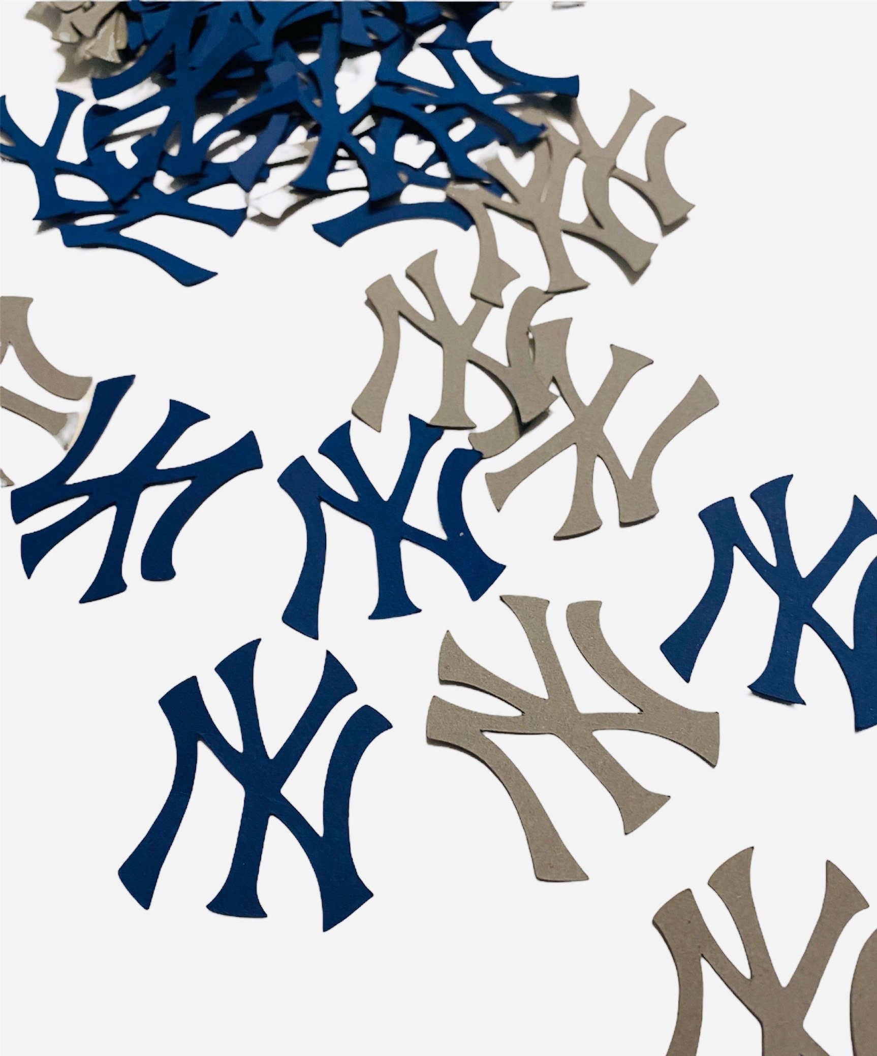 New York Baseball Confetti, New York Baseball,  baseball Confetti, NY Confetti, New York Party Decor 75 Ct