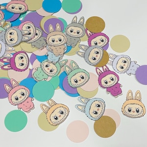Labubu Party, Labubu Confetti, Labubu Birthday, Labubu Decor, Labubu Baby, Labubus decor, Labubus confetti, Labubu Macaron, Monsters Party