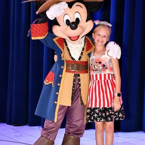 Pirate Mickey Dress Pirate Minnie Dress Disney Cruise Dress Pirates of the Caribbean Dress Pirate Night Dress Magic Kingdom Girls Dress