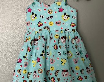 Mickey Minnie Toddler Girl Dress Disney World Girl Dress Disney Toddler Dress Toddler Girl Birthday Dress