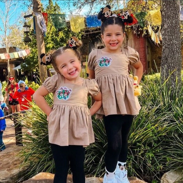 Animal Kingdom Girls Top AK Safari Girls Shirt AK Toddler Girl Shirt AK Girls Shirt Safari Tour Guide Girls Shirt Animal Kingdom Mickey Top