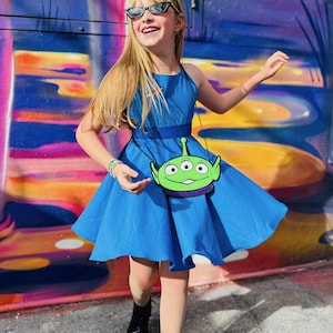 Alien Girls Dress Buzzlightyear Girls Dress Toy Story Girls Dress Disney Dress Disney Dress Toy Story Land Dress Space Ranger Dress Buzz