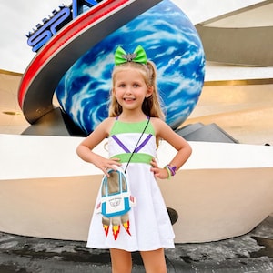 Buzzlightyear Girls Dress Toy Story Girls Dress Disney Girls Dress Disneyland Dress Toy Story Land Dress Space Ranger Dress