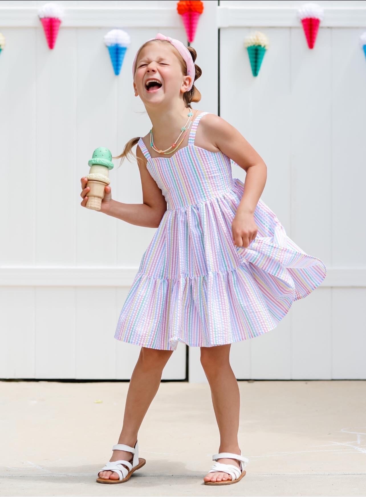 Ice Cream Toddler Dress
