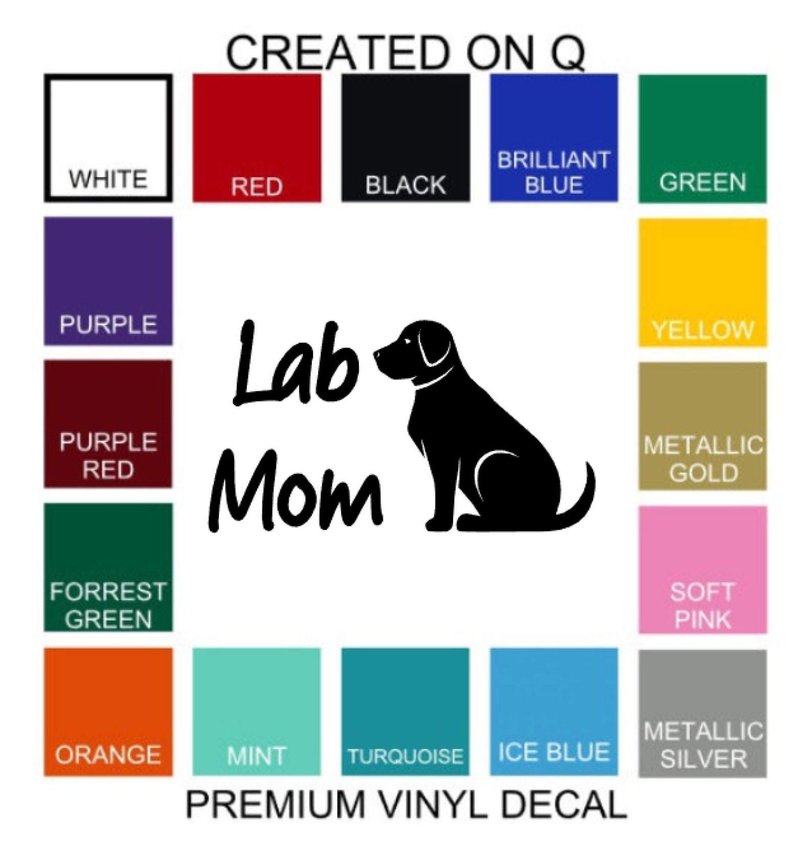 Labrador Retriever Lab Mom Decal / Lab Decal / Lab Mom Decal / Etsy