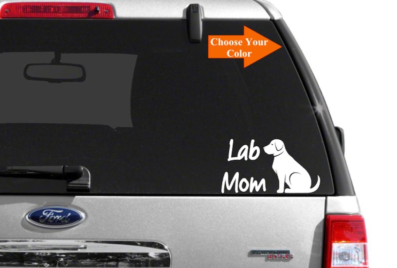Labrador Retriever Lab Mom Decal / Lab Decal / Lab Mom Decal / Etsy