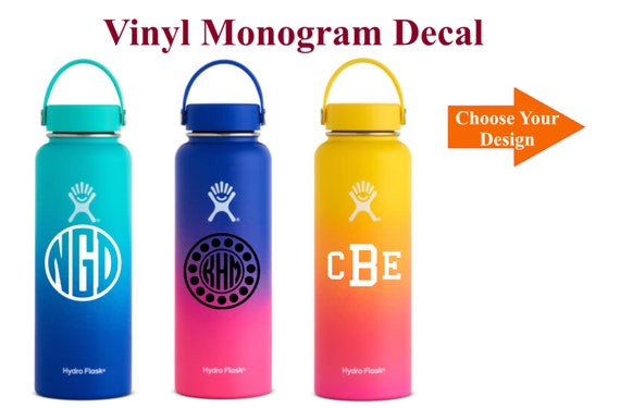 monogrammed hydro flask