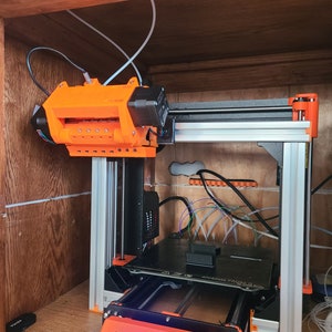 Prusa MMU relocation kit - easy 3D printer filament loading, buttons operation, LED viewing - enhanced ergonomics