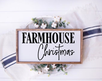 Farmhouse Christmas, Farmhouse sign, Farmhouse Decor, Rustic Home Decor, Christmas Decor, Holiday Sign Decor, Christmas Signs